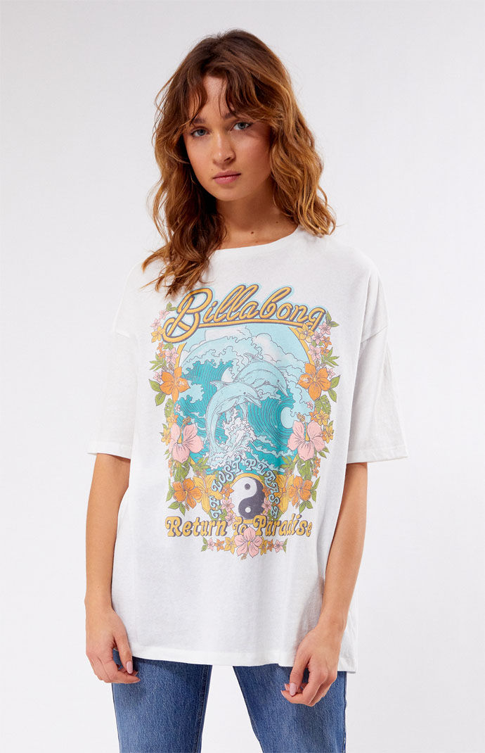 Pacsun - T-Shirt in White for Woman by Billabong GOOFASH