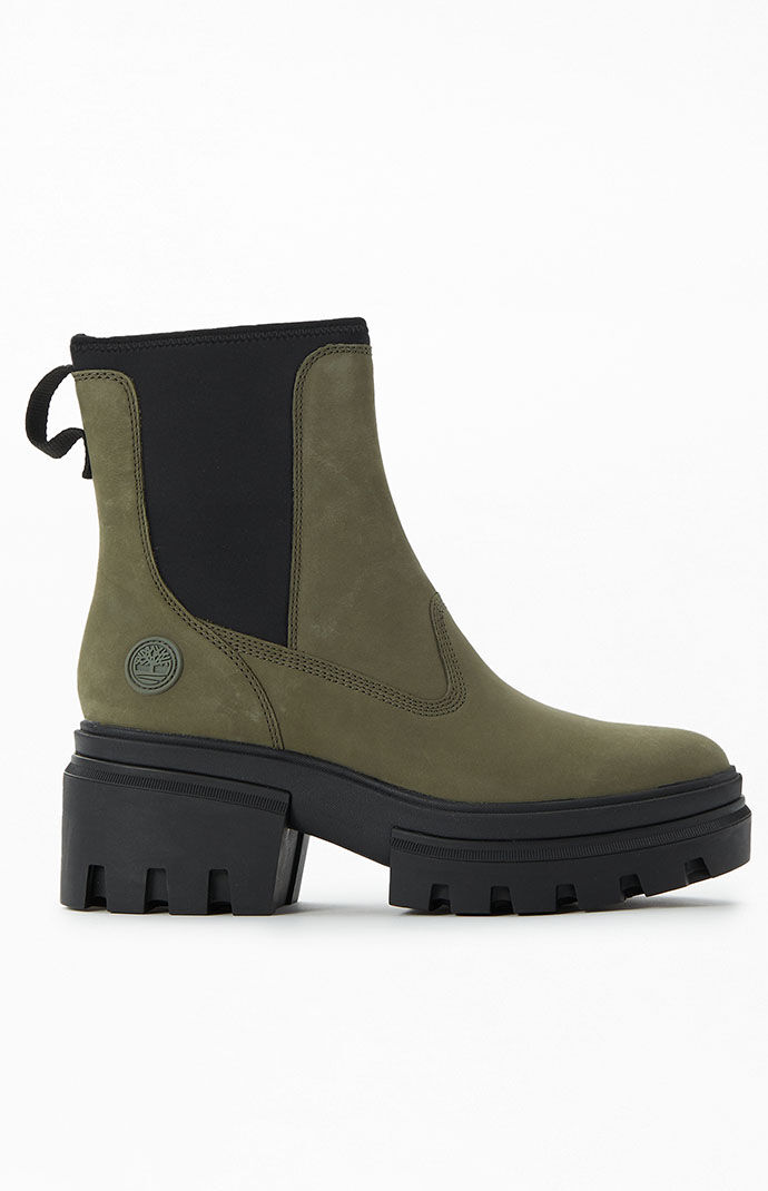 Pacsun - Woman Chelsea Boots in Green - Timberland GOOFASH