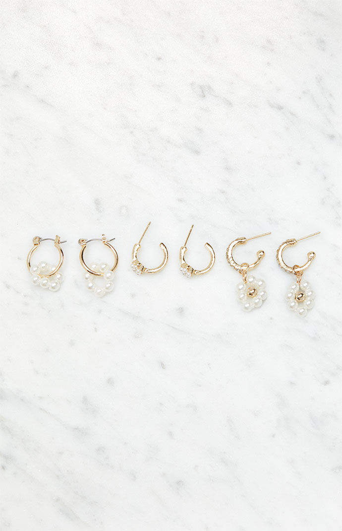 Pacsun - Women Gold Earrings by La Hearts GOOFASH