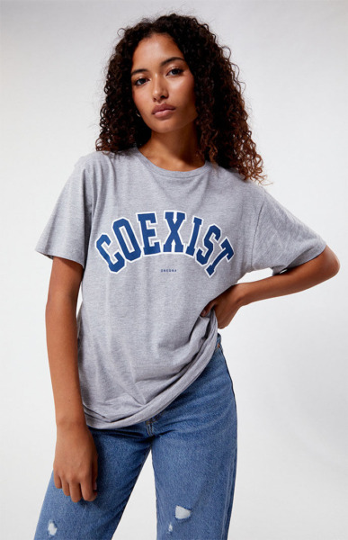 Pacsun Womens Grey T-Shirt from One Dna GOOFASH
