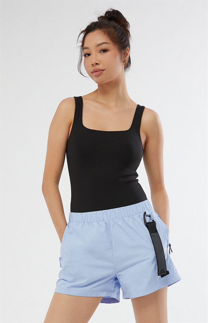 Pacsun Women's Shorts in Blue by Adidas GOOFASH