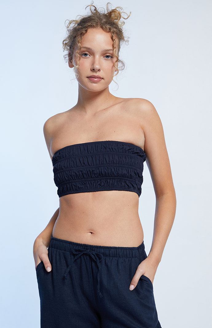 Pacsun - Womens Top Blue from La Hearts GOOFASH