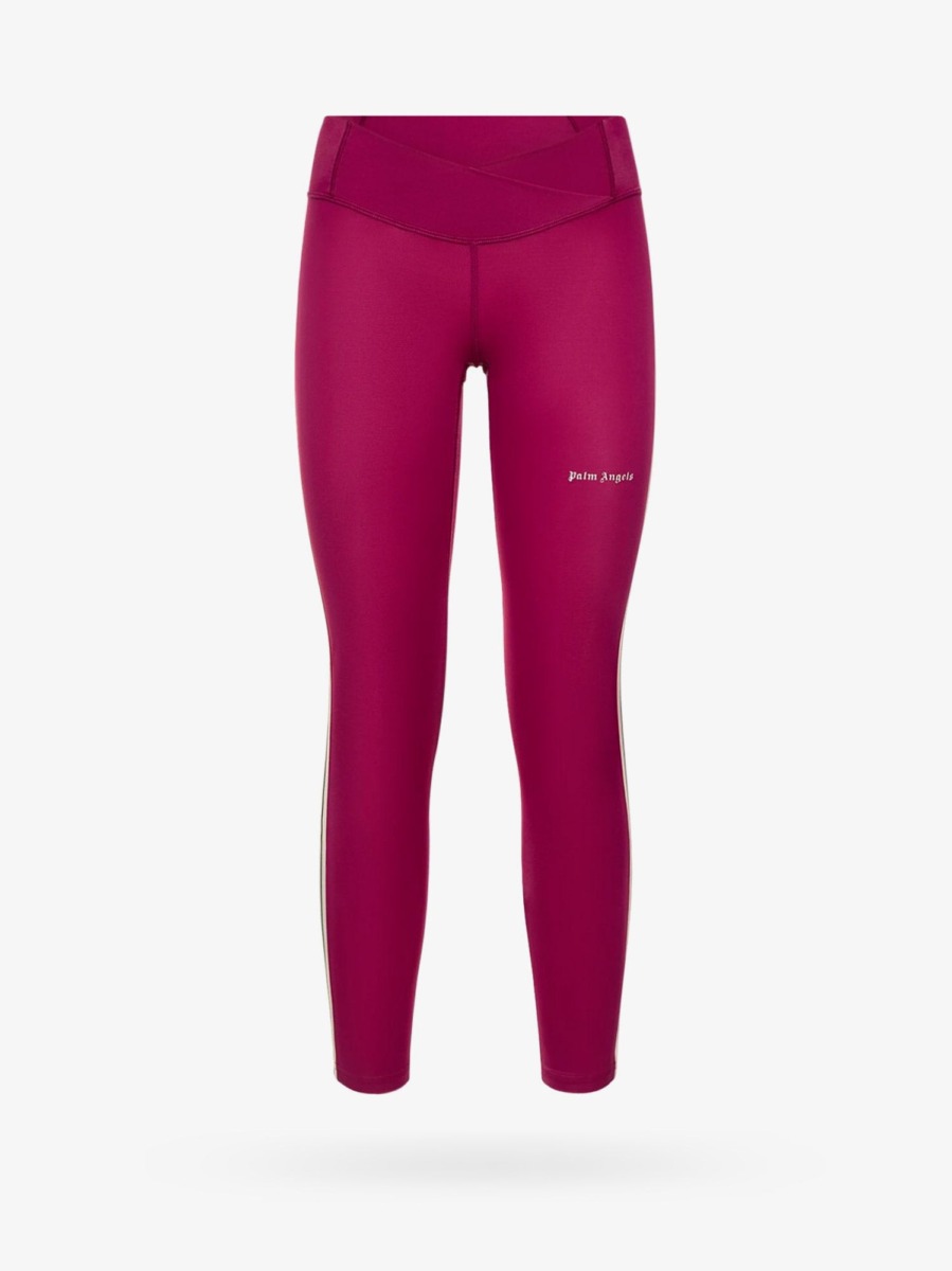 Palm Angels Leggings Purple for Woman from Nugnes GOOFASH