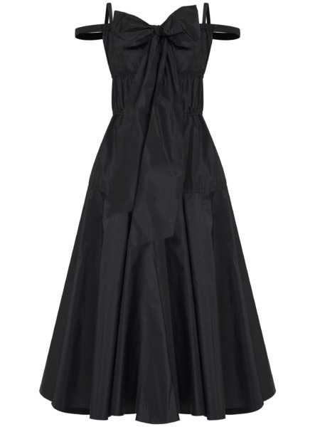 Patou Maxi Dress Black for Woman by Leam GOOFASH