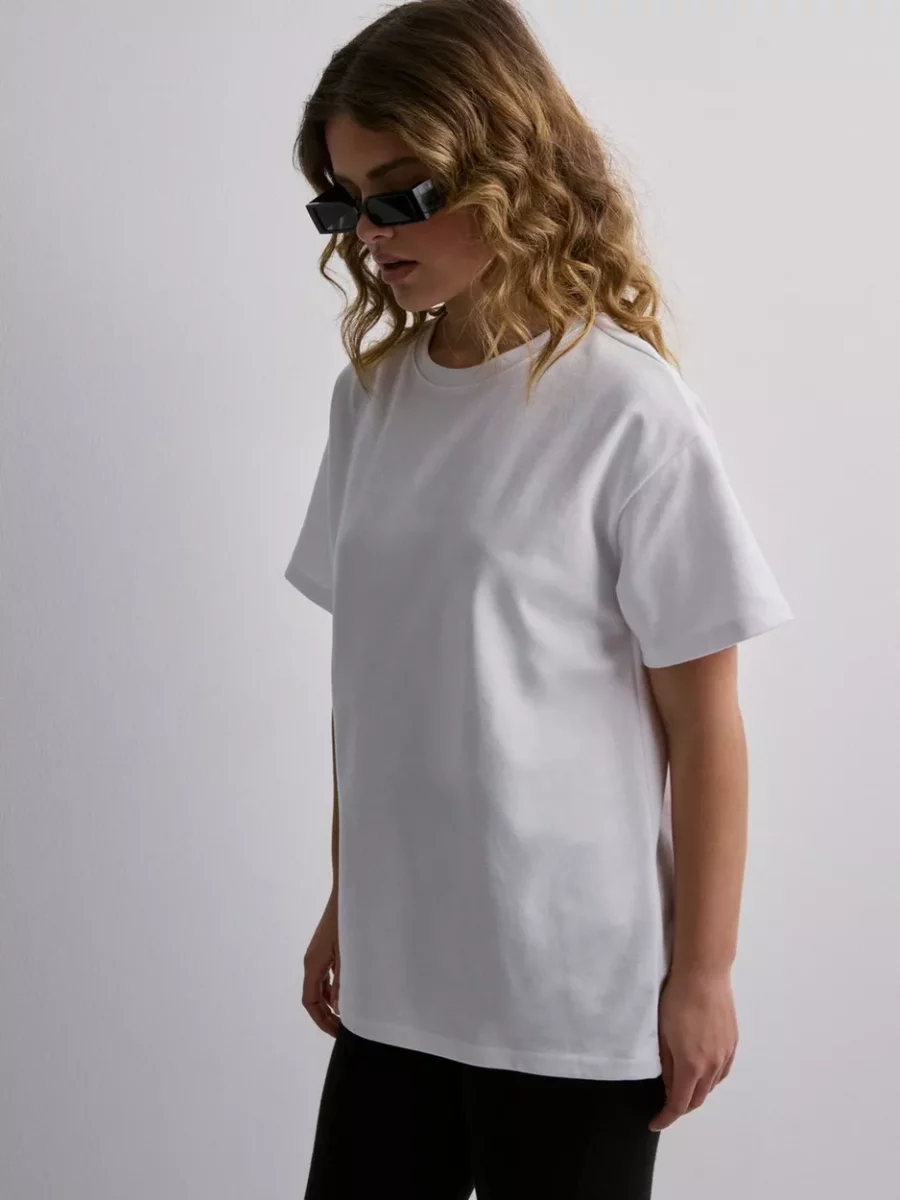Pieces Ladies Top White by Nelly GOOFASH