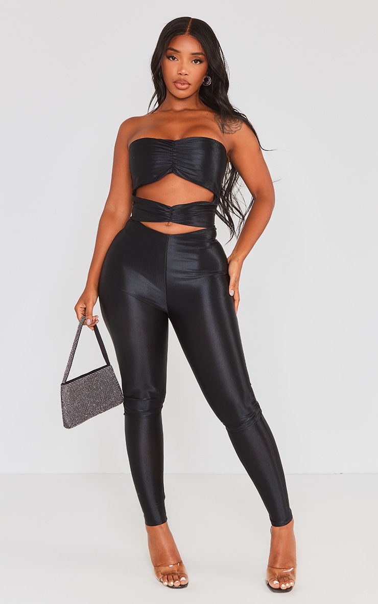 PrettyLittleThing Black Jumpsuit for Woman GOOFASH