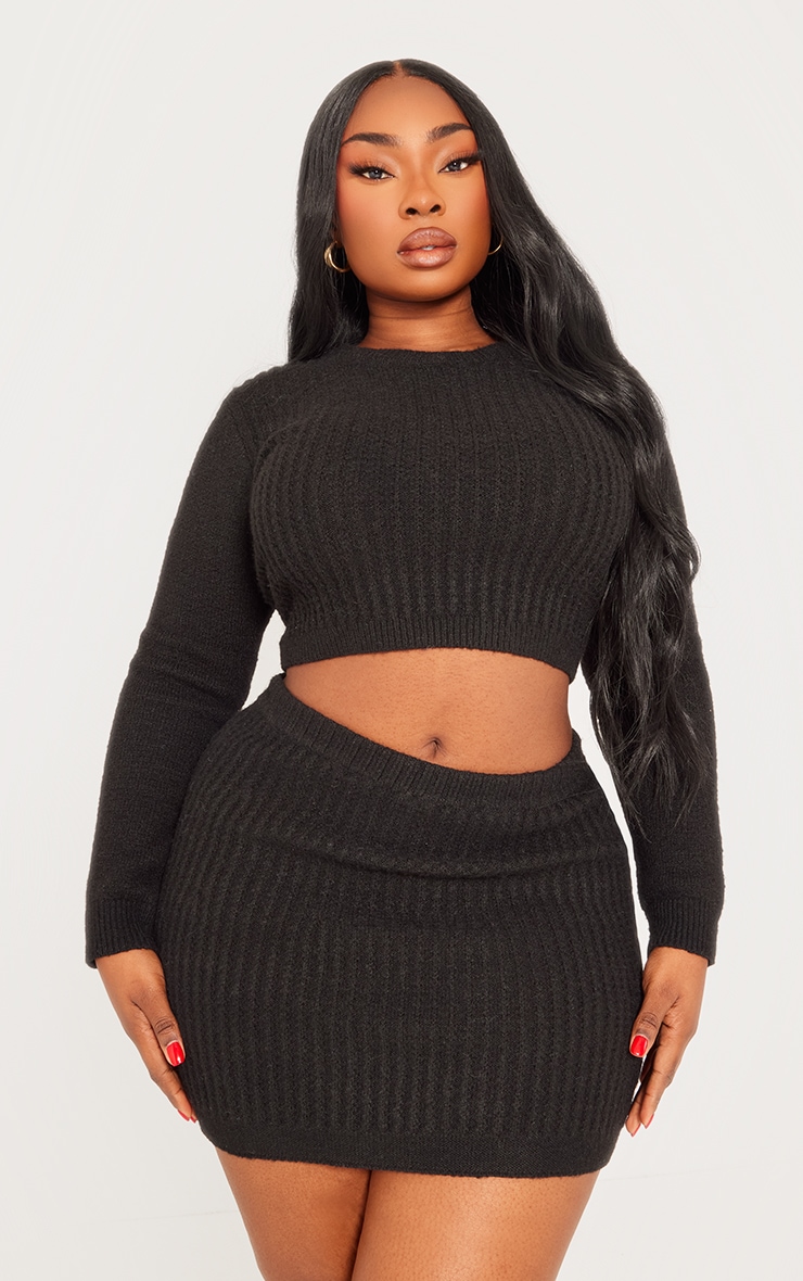 PrettyLittleThing - Black Woman Sweater GOOFASH