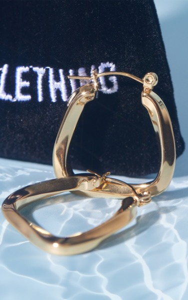 PrettyLittleThing - Gold - Ladies Earrings GOOFASH