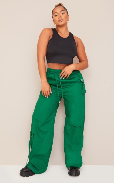 PrettyLittleThing - Green Sweatpants for Women GOOFASH