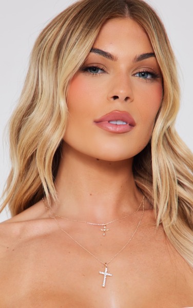 PrettyLittleThing - Lady Necklace in Gold GOOFASH