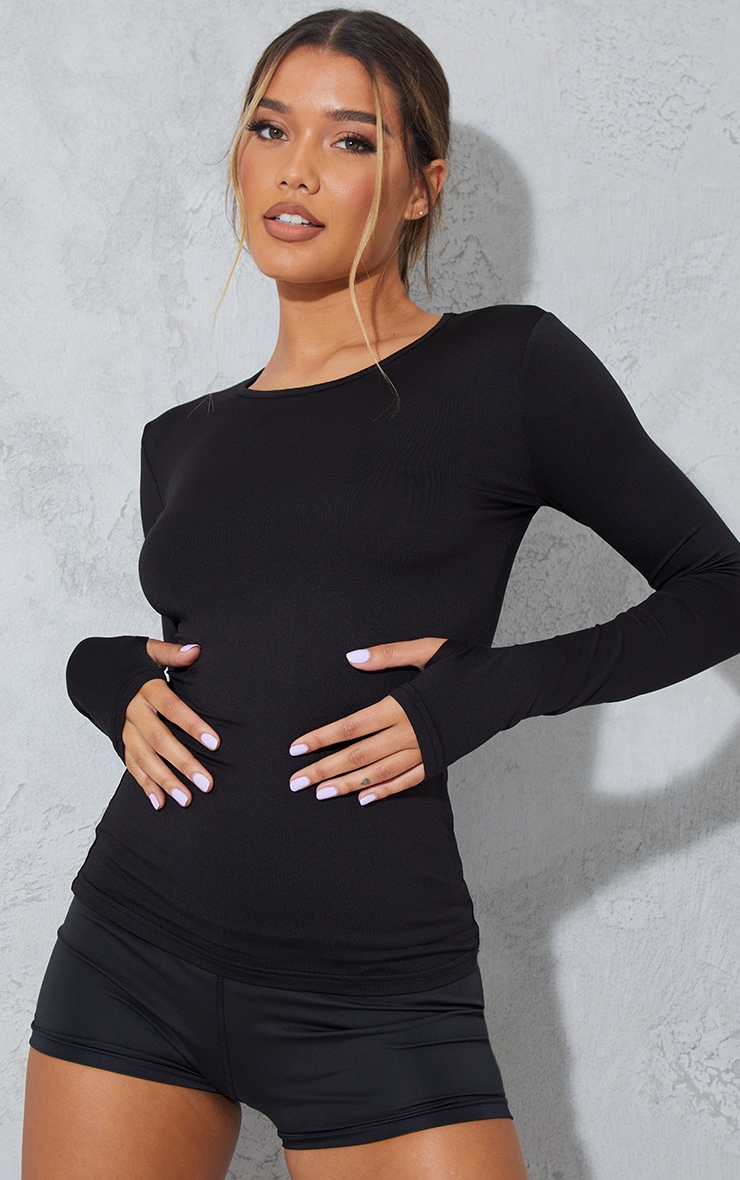 PrettyLittleThing - Top Black for Woman GOOFASH