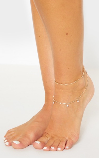 PrettyLittleThing - Woman Gold Anklets GOOFASH
