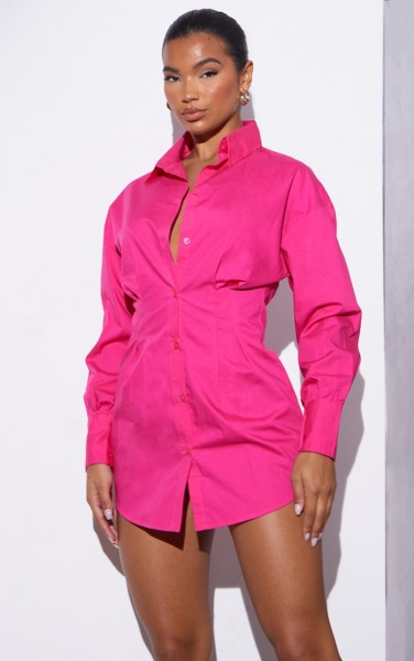 PrettyLittleThing - Woman Long Sleeve T-Shirt Pink GOOFASH
