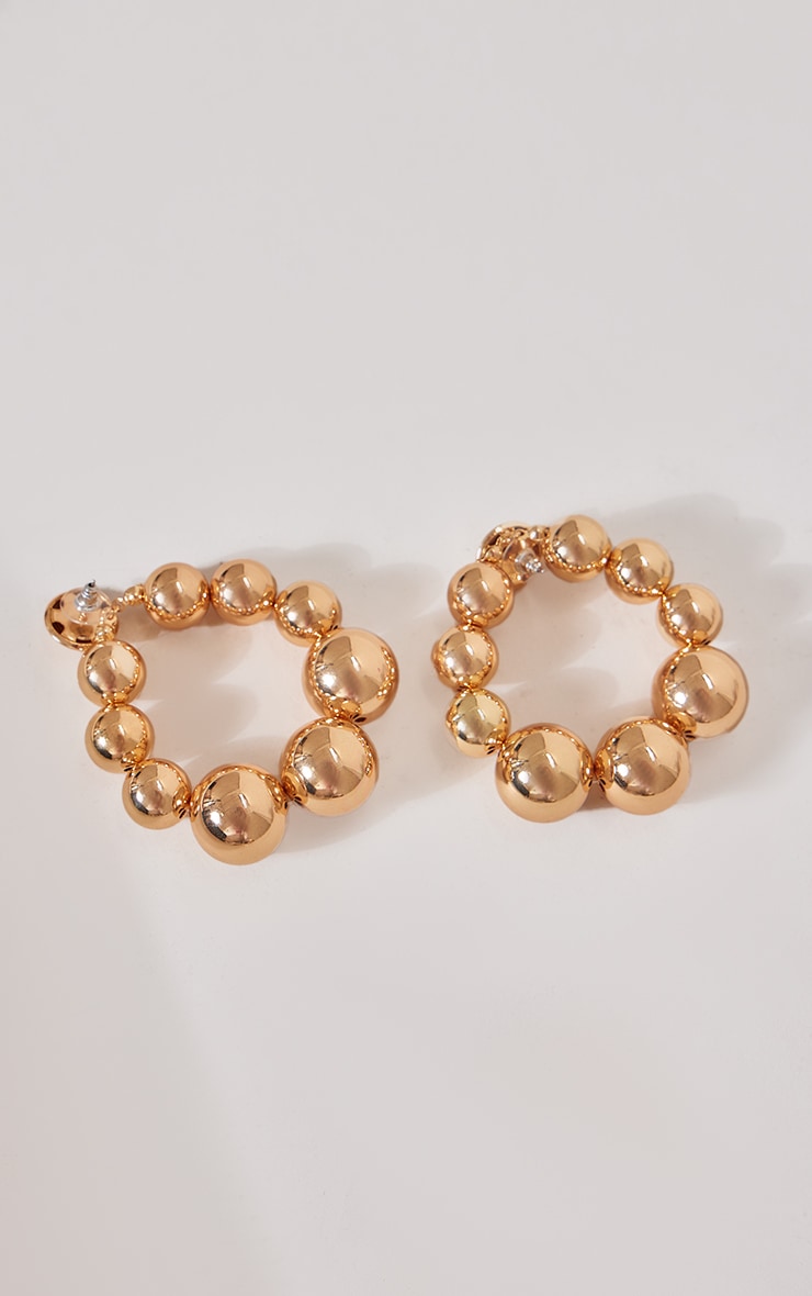 PrettyLittleThing Women Gold Earrings GOOFASH