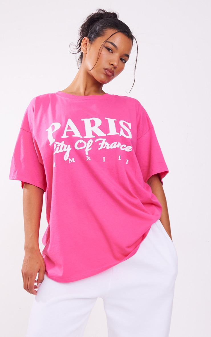 PrettyLittleThing - Women's Pink T-Shirt GOOFASH