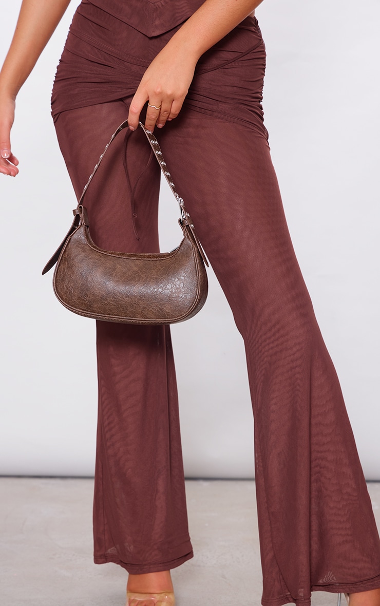 PrettyLittleThing - Womens Shoulder Bag in Brown GOOFASH