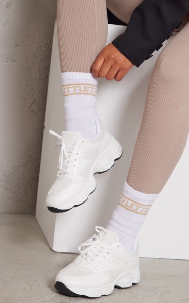 PrettyLittleThing - Womens Socks - White GOOFASH