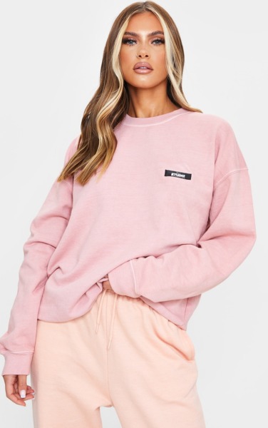 PrettyLittleThing Women's Sweatshirt Rose GOOFASH