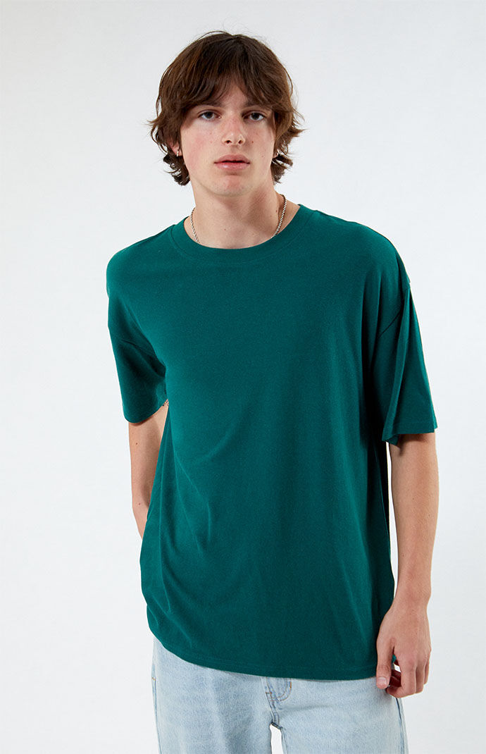 Ps Basics Man T-Shirt Green from Pacsun GOOFASH