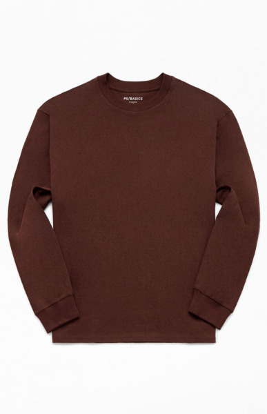 Ps Basics - T-Shirt Brown for Men at Pacsun GOOFASH