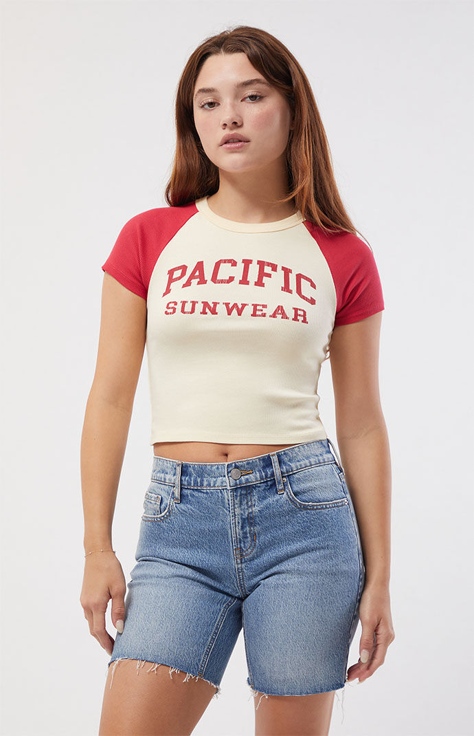 Ps / La Woman T-Shirt Red - Pacsun GOOFASH