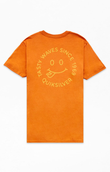 Quiksilver - Orange - Men's T-Shirt - Pacsun GOOFASH