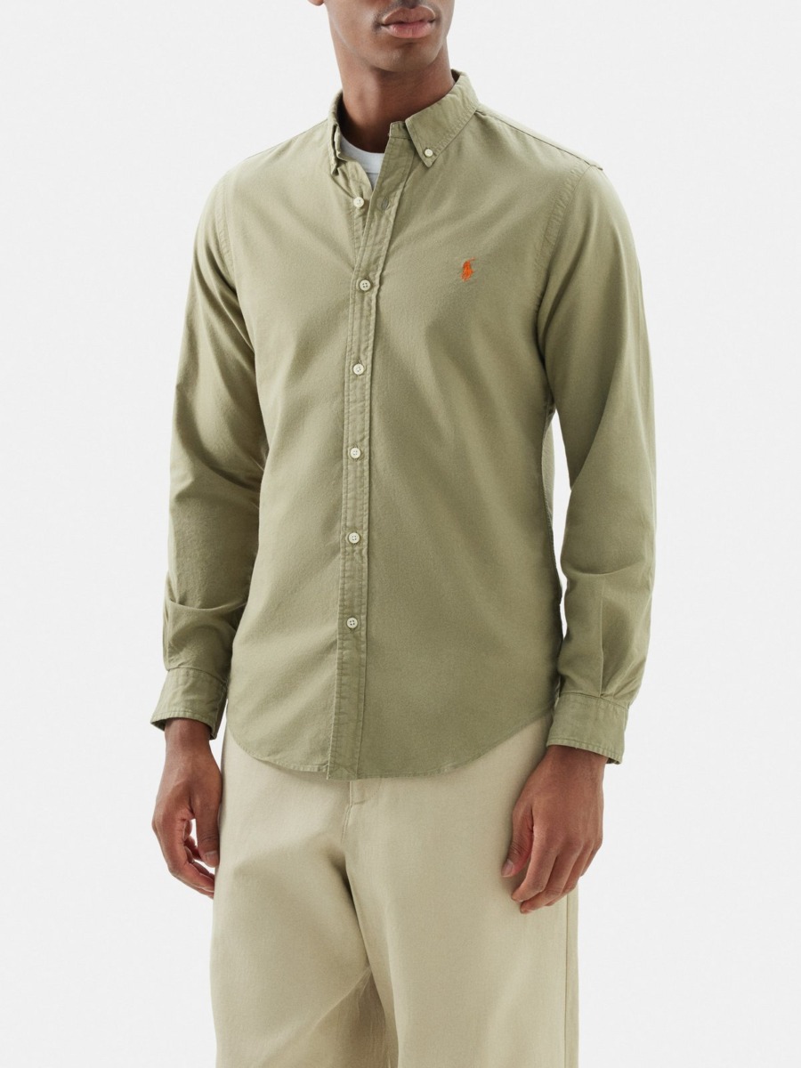 Ralph Lauren Khaki Shirt from Matches Fashion GOOFASH