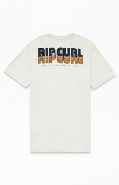 Rip Curl - White Gents T-Shirt - Pacsun GOOFASH