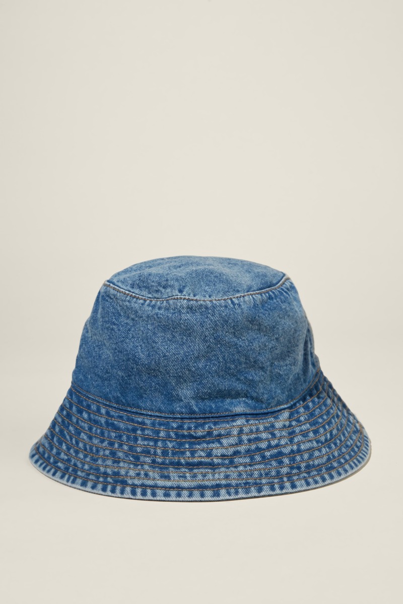 Rubi Blue Womens Bucket Hat - Cotton On GOOFASH