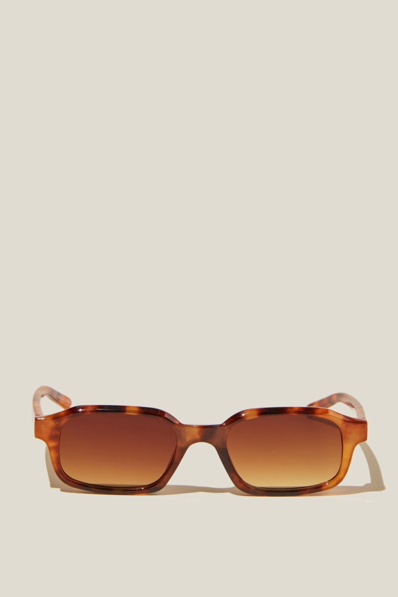 Rubi Lady Square Sunglasses Green from Cotton On GOOFASH