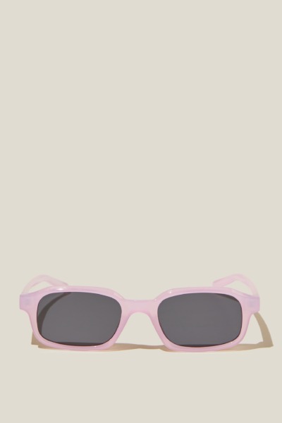Rubi Lady Square Sunglasses Pink at Cotton On GOOFASH