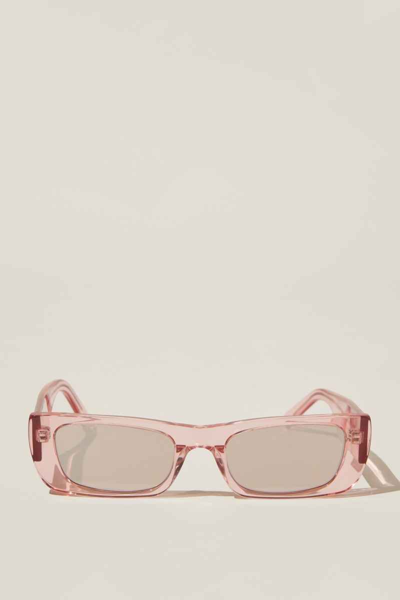 Rubi Woman Pink Square Sunglasses at Cotton On GOOFASH