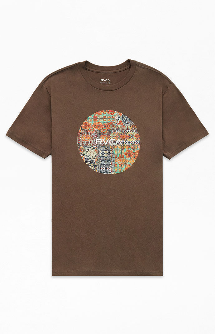 Rvca - Gents Brown T-Shirt by Pacsun GOOFASH