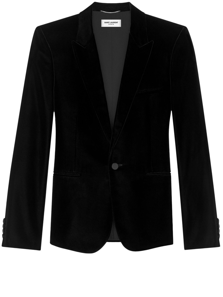 Saint Laurent - Gent Black Jacket from Leam GOOFASH