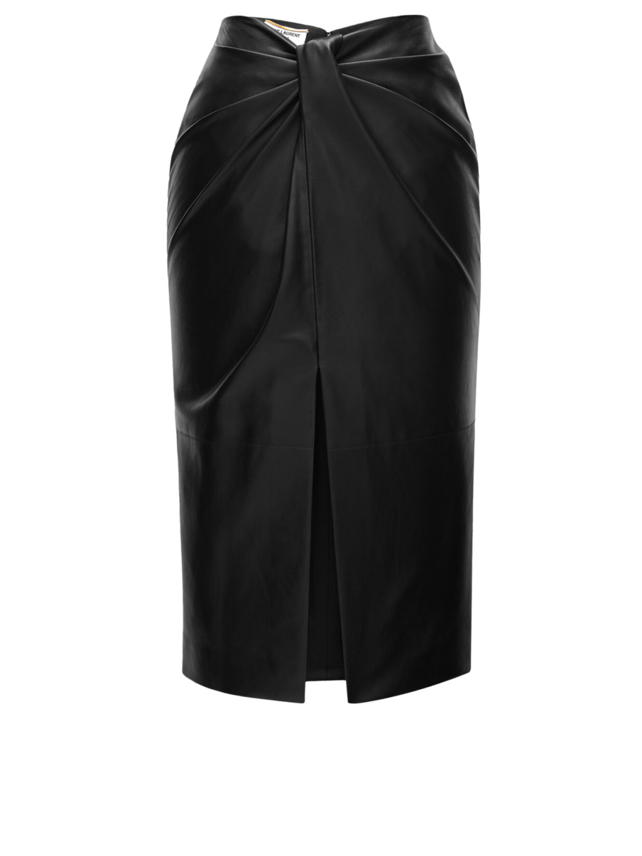 Saint Laurent - Women's Black Pencil Skirt by Leam GOOFASH