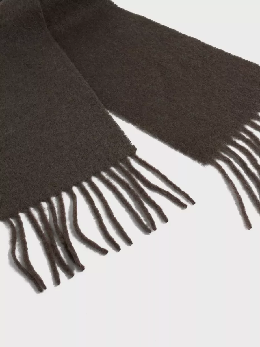 Samsoe & Samsoe Womens Scarf in Brown from Nelly GOOFASH