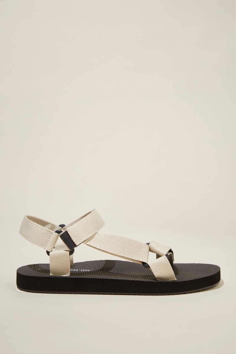 Sandals - Cream - Cotton On GOOFASH
