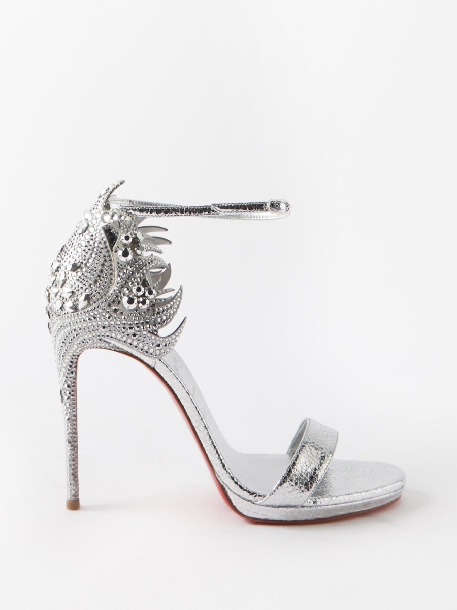 Sandals in Silver - Matches Fashion GOOFASH