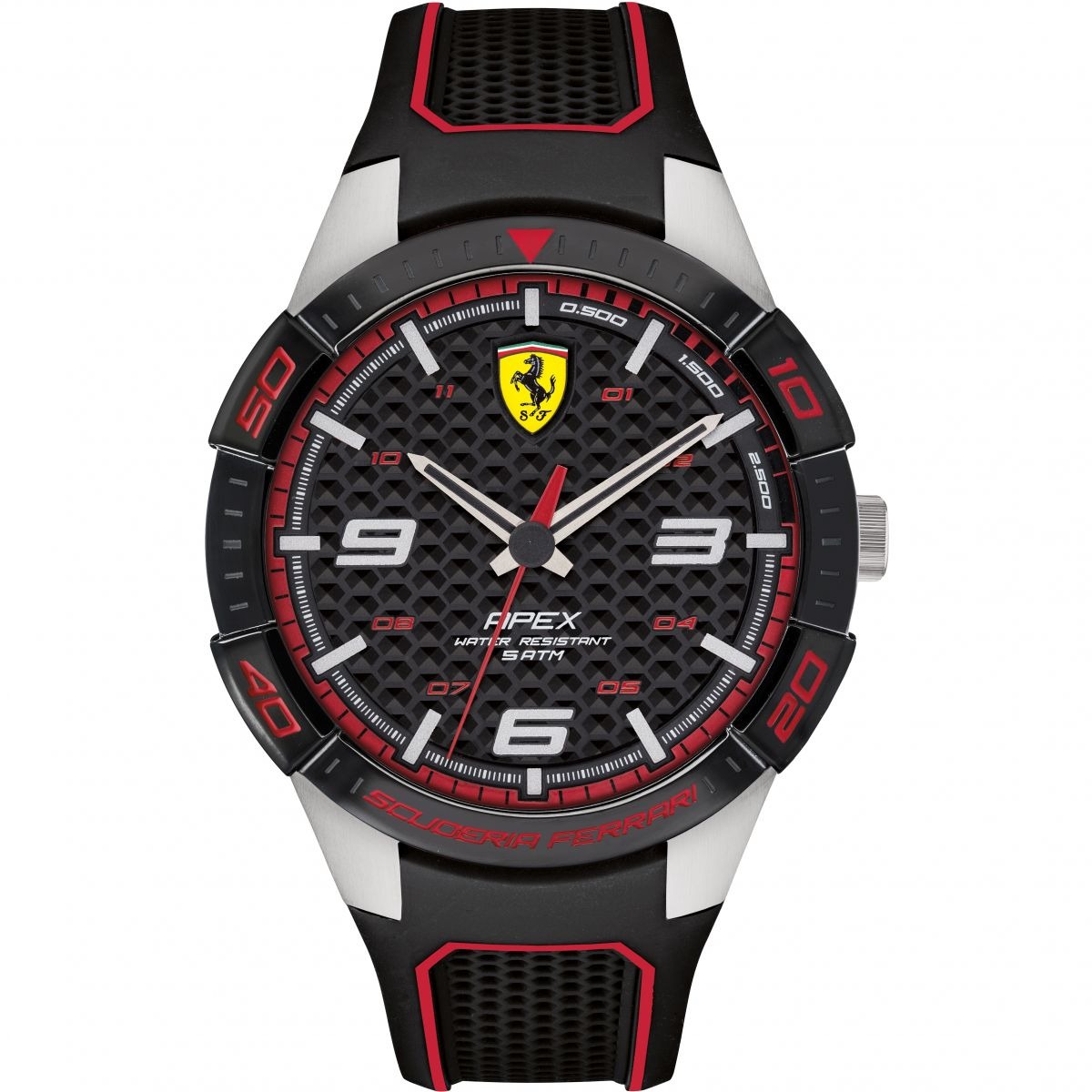 Scuderia Ferrari Mens Black Watch at Watch Shop GOOFASH