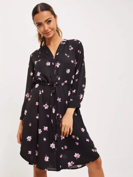 Selected - Black Womens Dress - Nelly GOOFASH