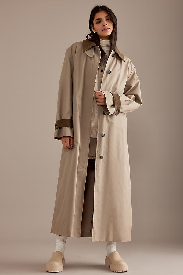 Selected Lady Trench Coat Beige from Anthropologie GOOFASH