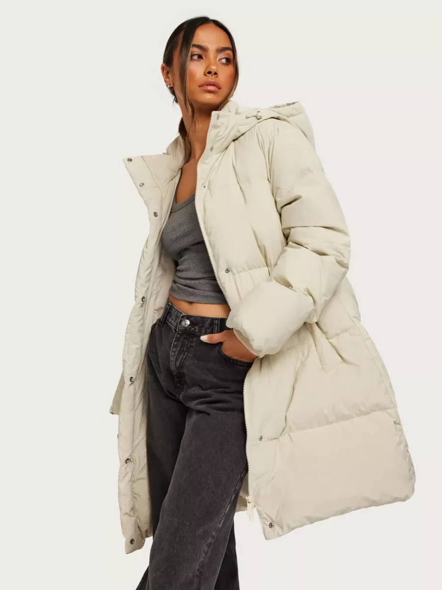 Selected Womens Coat in Sand - Nelly GOOFASH