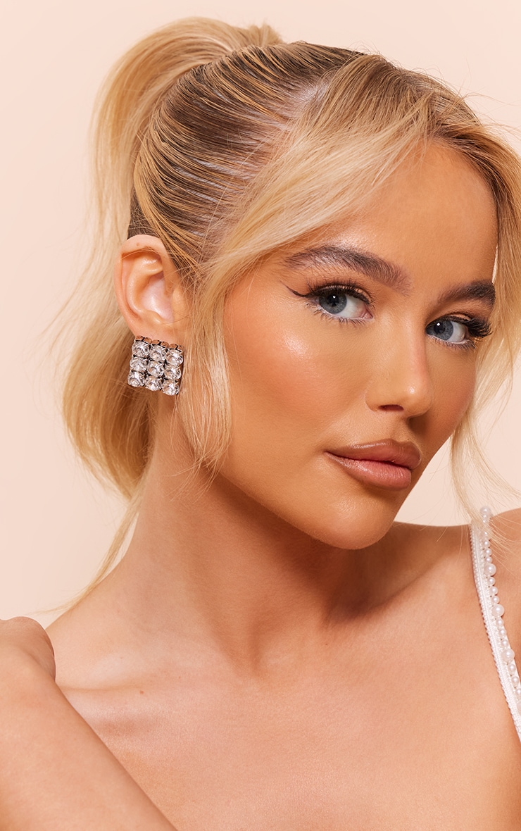 Silver Earrings for Women by PrettyLittleThing GOOFASH