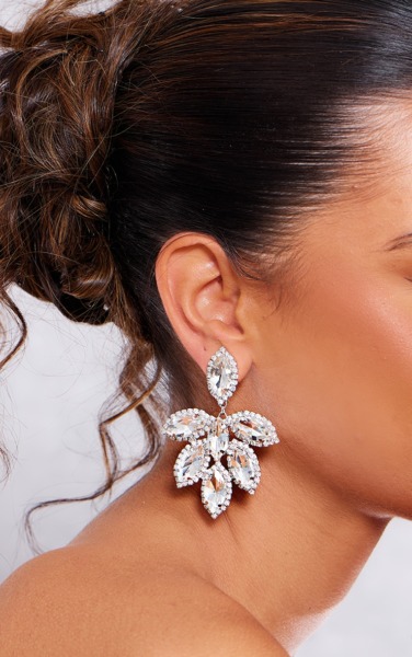 Silver Earrings for Women from PrettyLittleThing GOOFASH