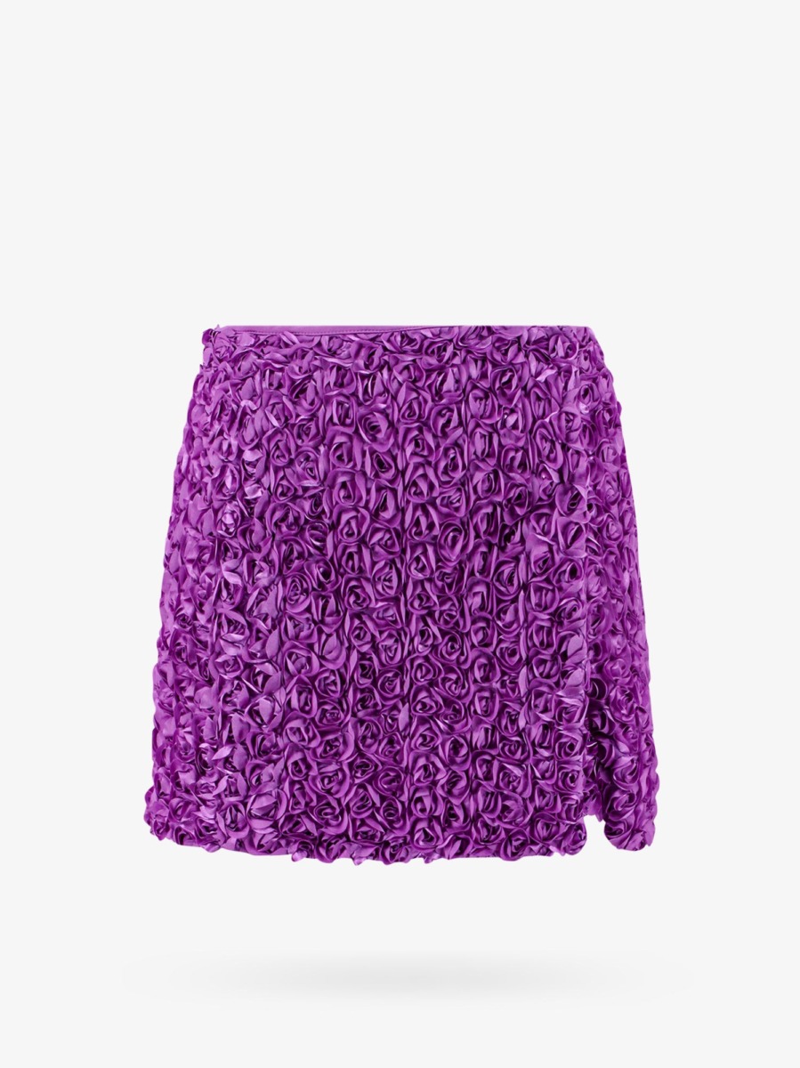 Skirt in Purple - Nugnes - Woman - Rotate GOOFASH