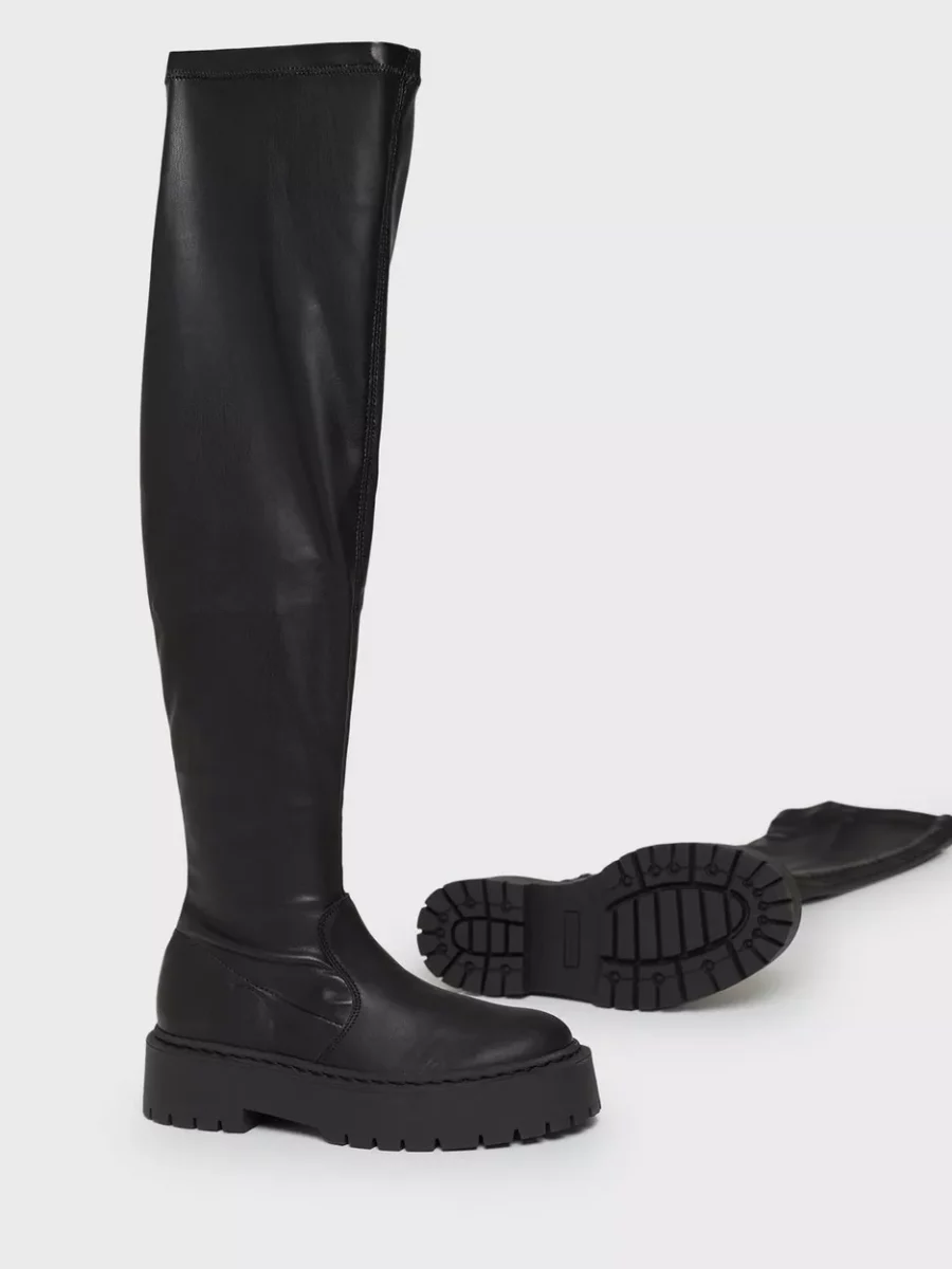 Steve Madden - Womens Black Overknee Boots by Nelly GOOFASH