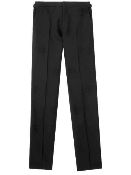 Suit Trousers Black Burberry Gent - Leam GOOFASH