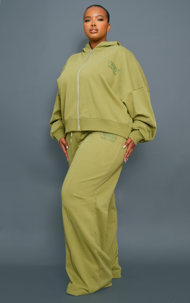 Sweatpants in Olive PrettyLittleThing Woman GOOFASH