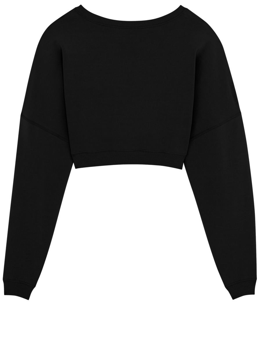 Sweatshirt Black Saint Laurent Woman - Leam GOOFASH