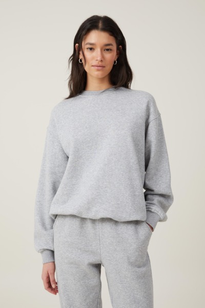 Sweatshirt Grey Cotton On Women GOOFASH